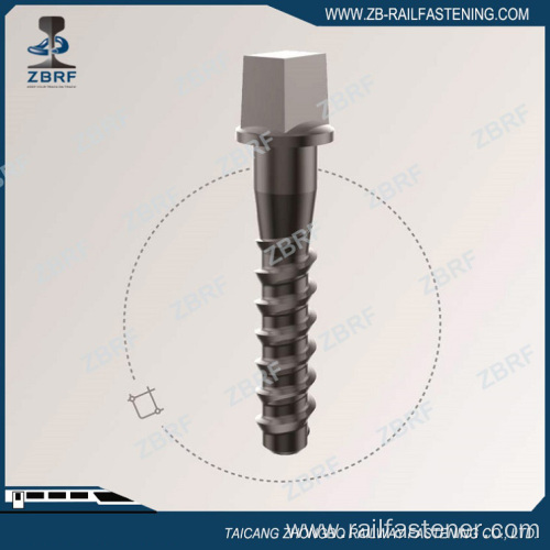 AREMA High Strength Screw Spike with Waxed Finish